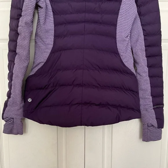 {Lululemon} Fluff Off Down Jacket in Deep Zinfandel - Womens 6